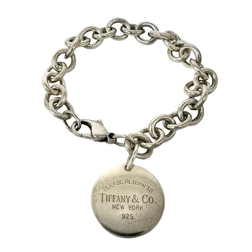TIFFANY & CO. Vintage Silver Charm Bracelet
